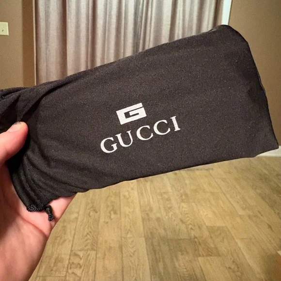 GG Gold Frame Sunglasses with Multicolor Lenses - Picture 7 of 7